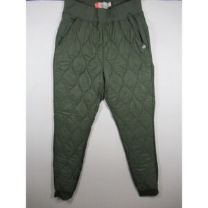 The American Outdoorsman For Women Quilted Front Joggers Medium Green Pants